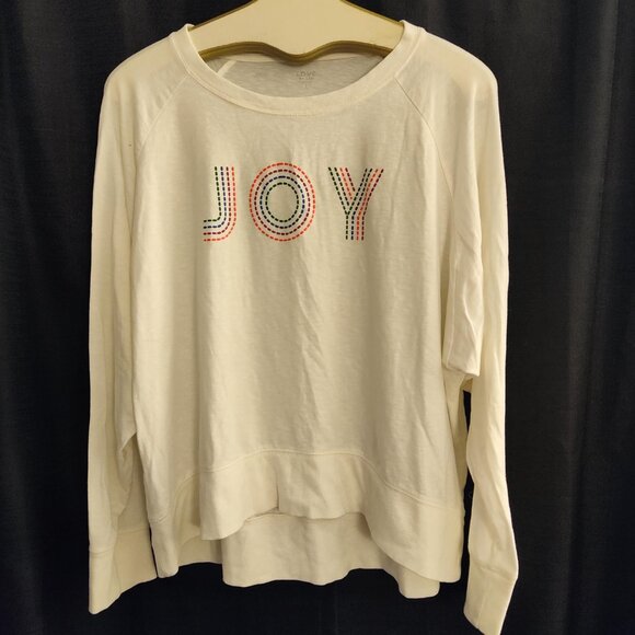 LOVE by GAP Joy Oversized Women's Minimal Long Sleeve Shirt Size Large - Picture 3 of 4